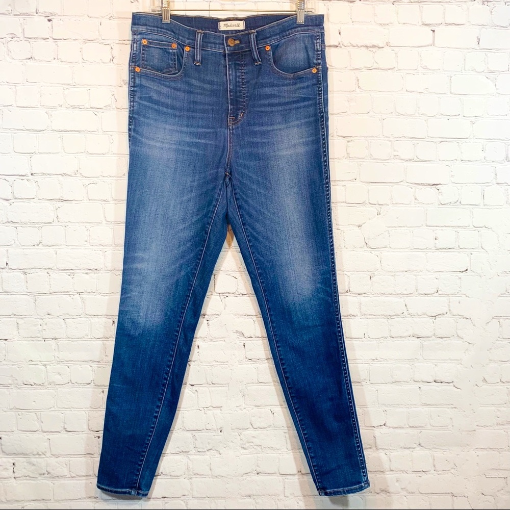 Madewell 10” Hi rise skinny jeans 31T